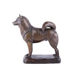 Original Lyle Johnson Bronze, "The Malamute"