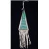 Image 1 : Sioux Fully Beaded Tomahawk Hide Drop 1900-1950