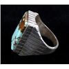 Image 4 : Navajo Ray Jack Kingman Turquoise & Silver Ring