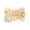 Image 1 : Modern Designer 14K Gold Ring set with Diamonds