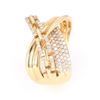 Image 8 : Modern Designer 14K Gold Ring set with Diamonds