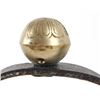 Image 16 : Large Graduated Brass Sleigh Bells Leather Collar