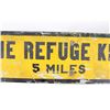 Image 3 : Original Montana Game Refuge Keeper 5 Miles Sign