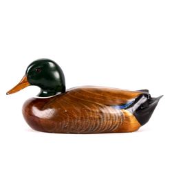 Thomas Chandler Carved Wooden Mallard Decoy