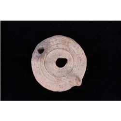 Roman Byzantine Discus Oil Lamp 5-6th Century AD