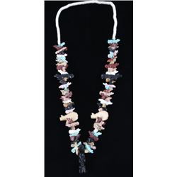 Navajo Carved Animal Effigy Necklace