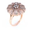 Image 5 : Brown Diamond Antique Style Cocktail 14K Ring