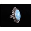 Image 2 : Navajo A. Johnson Larimar & Sterling Silver Ring