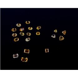 7.69 Carat Collection of Loose Citrine Gemstones