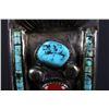 Image 8 : Navajo Old Pawn Royston Turquoise Bracelet