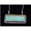 Image 5 : Navajo Tricia Smith Kingman Turquoise Necklace