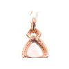 Image 8 : Morganite and Diamond 14K Rose Gold Necklace