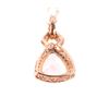 Image 9 : Morganite and Diamond 14K Rose Gold Necklace