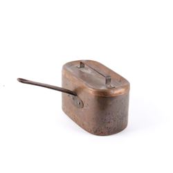19th Century Dovetail Copper Stove Top Dutch Oven
