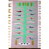 Image 7 : Navajo Tree of Life Pictorial Wool Rug