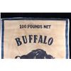 Image 2 : Buffalo Corn Feed Canvas Advertising Sign