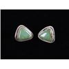 Image 1 : Navajo B. Lee Silver & Kingman Turquoise Earrings