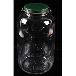 1858 Mason's Large Glass American Eagle Jar