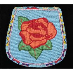 Montana Crow Fully Beaded Belt Buckle c. 1940-1950