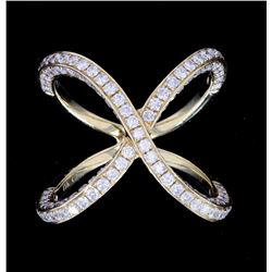 Beautiful Infinity 18K Ring w/ 3.87ct. of Diamonds