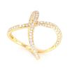 Image 8 : Beautiful Infinity 18K Ring w/ 3.87ct. of Diamonds