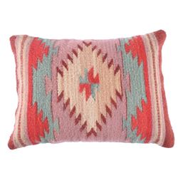 Cuatro Estancias Rojo Verdoso Wool Pillow by Ruiz