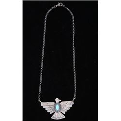 Navajo Tim Yazzie Sterling & Turquoise Necklace