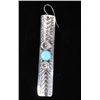 Image 8 : Navajo H Joe Kingman Turquoise & Sterling Earrings