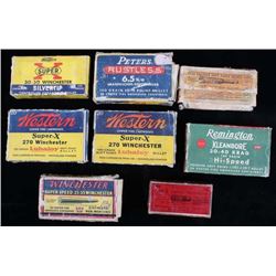 Collection of Vintage & Hard to Find Ammo/ Boxes