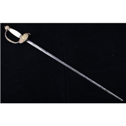 1815 French Epee Small Sword Mother of Pearl Grip