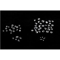 Collection of Multi-Cut White Topaz Gemstones