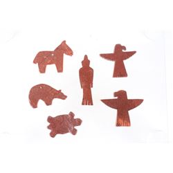 Plains Catlinite Pipestone Effigy Collection