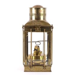 Sherwoods LTD Birmingham--Ships Brass Oil Lantern