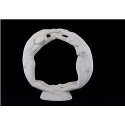 1993 Haeger USA Made Eternity Circle Sculpture