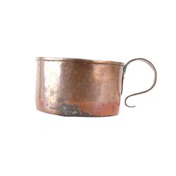 Large Dovetail Copper Handled Stove Top Pot