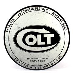 Colt Firearms Advertising Sign Replica