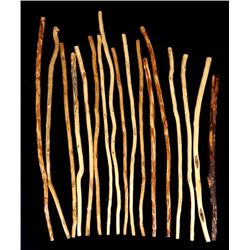 Hand Made & Finished Rustic Wood Hiking Staves