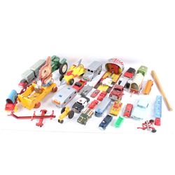 Collection of Mid 1900's Toy Vehicles