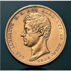 Sardinia - Carlo Alberto - 100 L. 1834