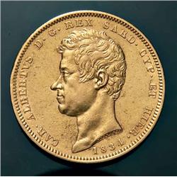 Sardinia - Carlo Alberto - 100 L. 1834