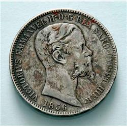 Sardinia - V.E. II - 2 L. 1856