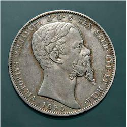 Sardinia - V.E. II - 5 L. 1955