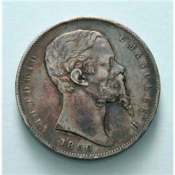 Sardinia - V.E. II - 5 L. 1860