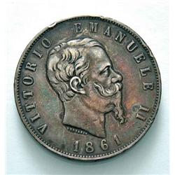 Italy - V.E. II - 5 L. 1861