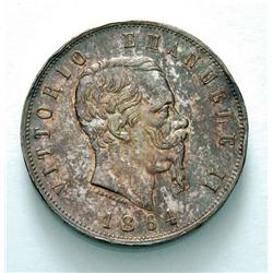 Italy - V.E. II - 5 L. 1864