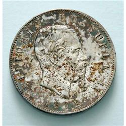 Italy - V.E. II - 5 L. 1872
