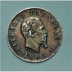 Italy - V.E. II - 2 L. 1863