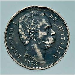 Italy - Umberto I - 5 L. 1878