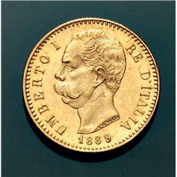 Italy - Umberto I - 20 L. 1889