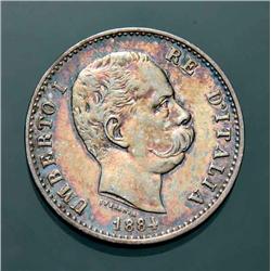 Italy - Umberto I - 1 L. 1884